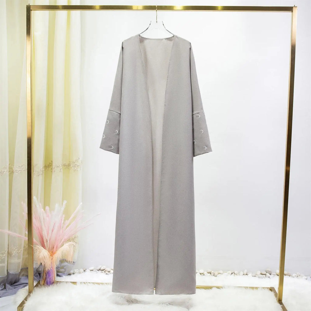 Elegant Moon Embroidery Abaya Cape with Beautiful Colors
