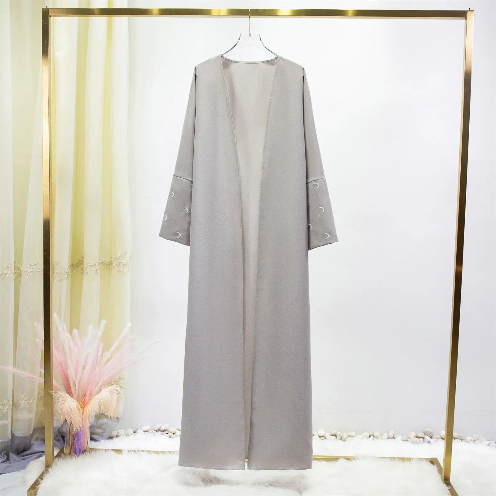Elegant Moon Embroidery Abaya Cape with Beautiful Colors