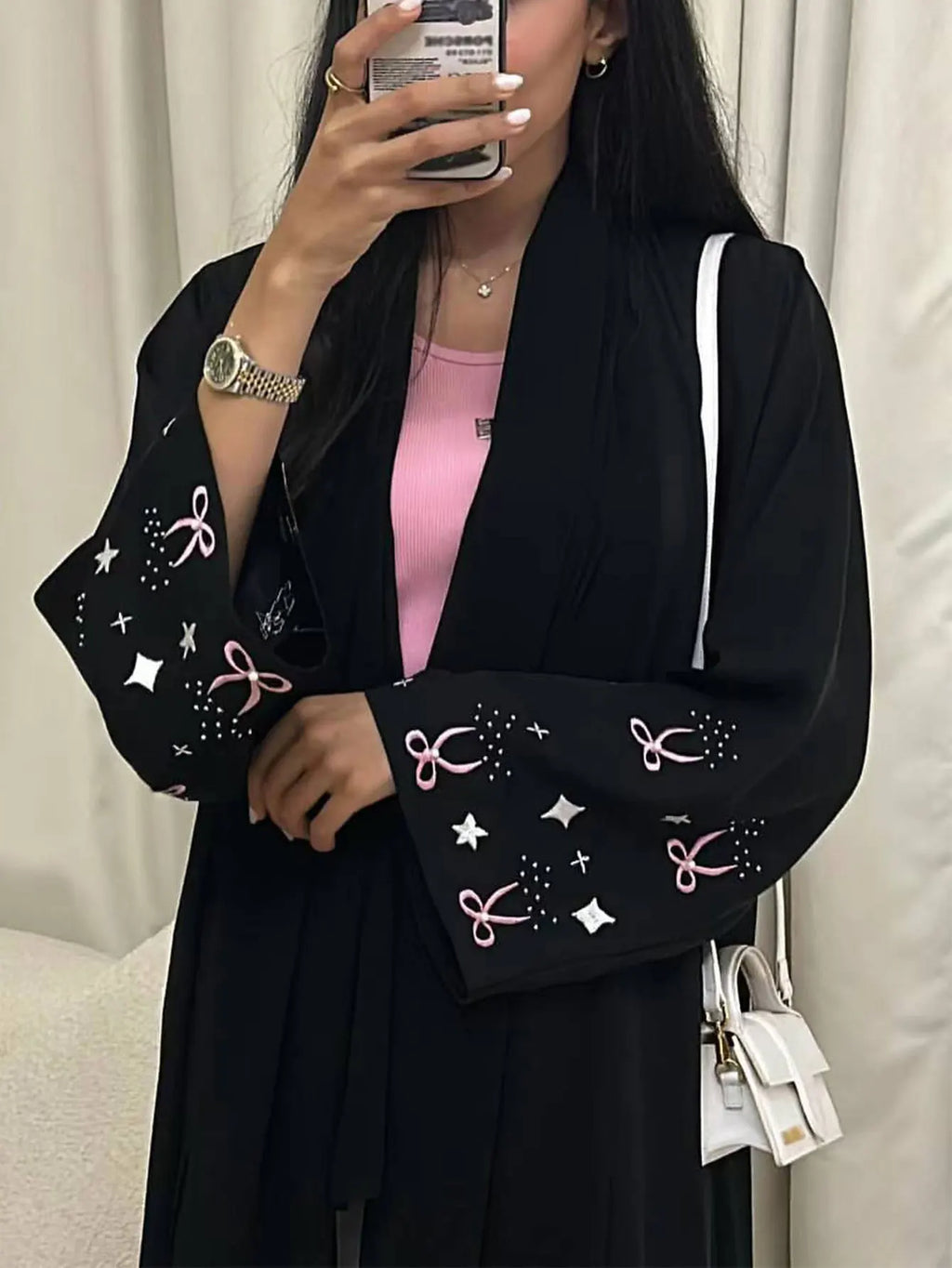 Embroidered Abaya Dress - Moroccan Jalabiya