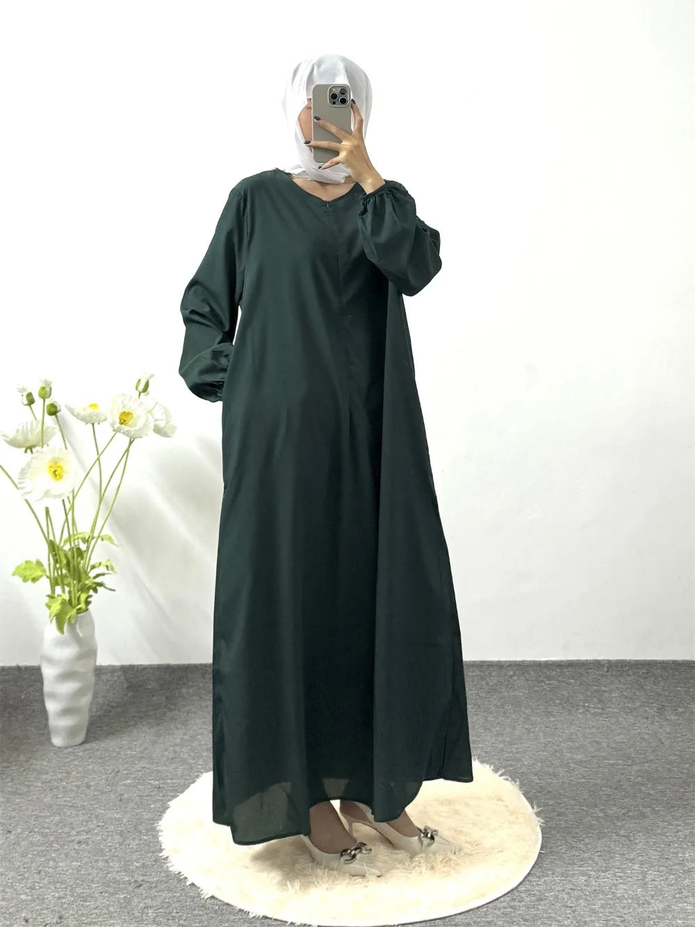 Elegant Colored Abayas - Full Sleeve