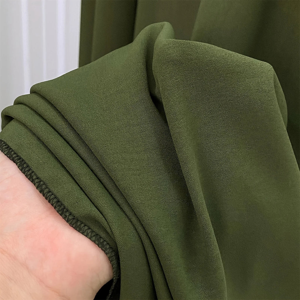 Solid Bisha Abaya - Soft Colors