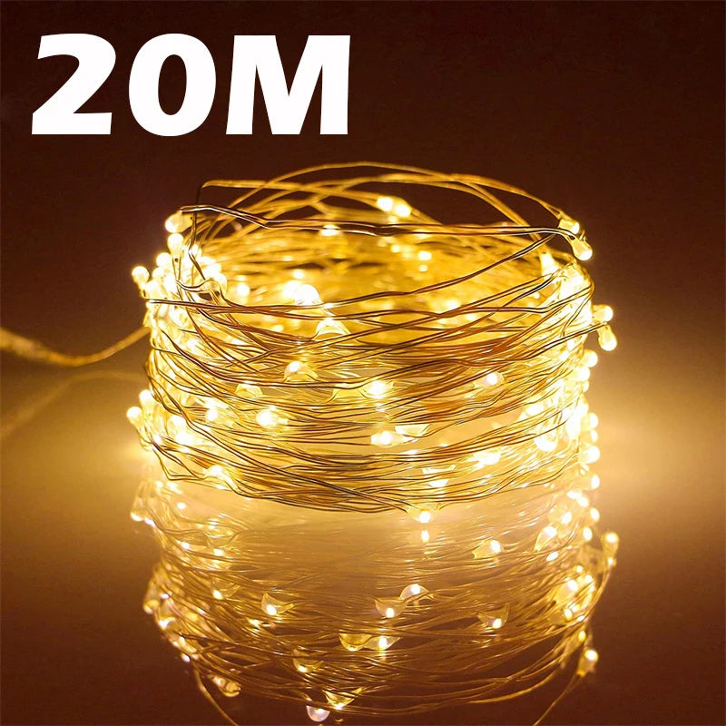 USB Led Fairy Lights Copper Wire String LED