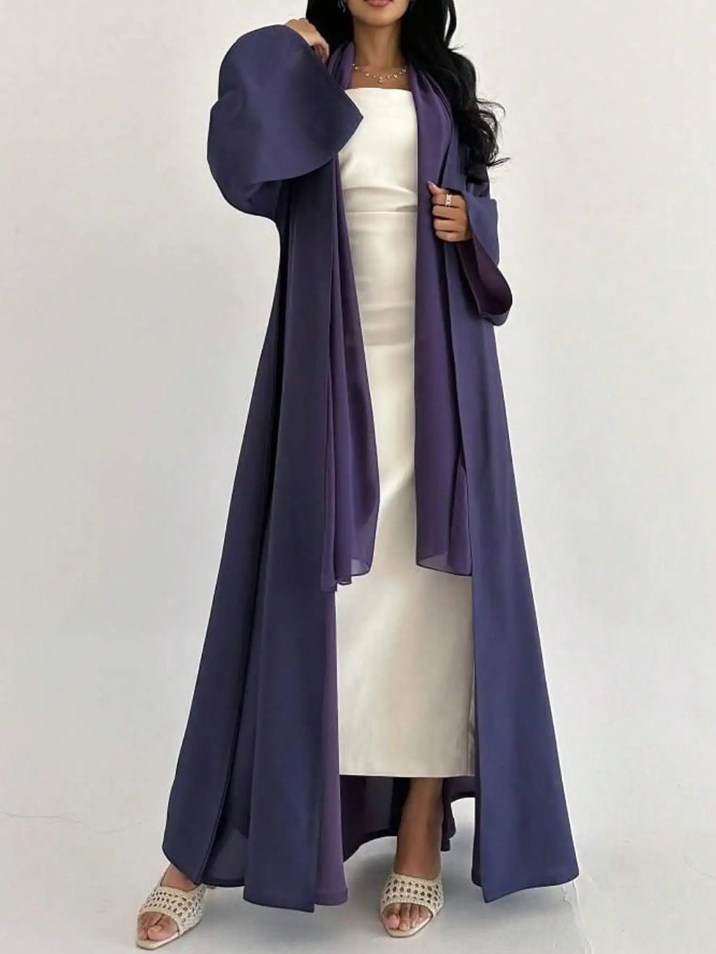 Reversible Loose Abaya - Full Sleeve Two-Sided Kaftan