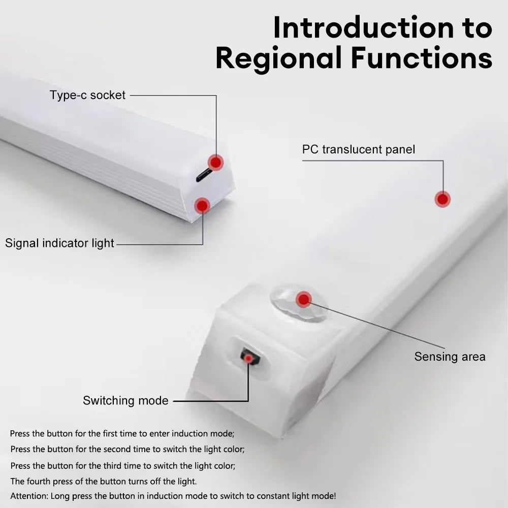 MagiLight Sensor Bars  
Perfect For These Locations:
🛏️ Under Beds | 🚪 Inside Cabinets | 🪑 Stair Steps | 👶 Kids' Rooms | 🍳 Kitchen Cabinets