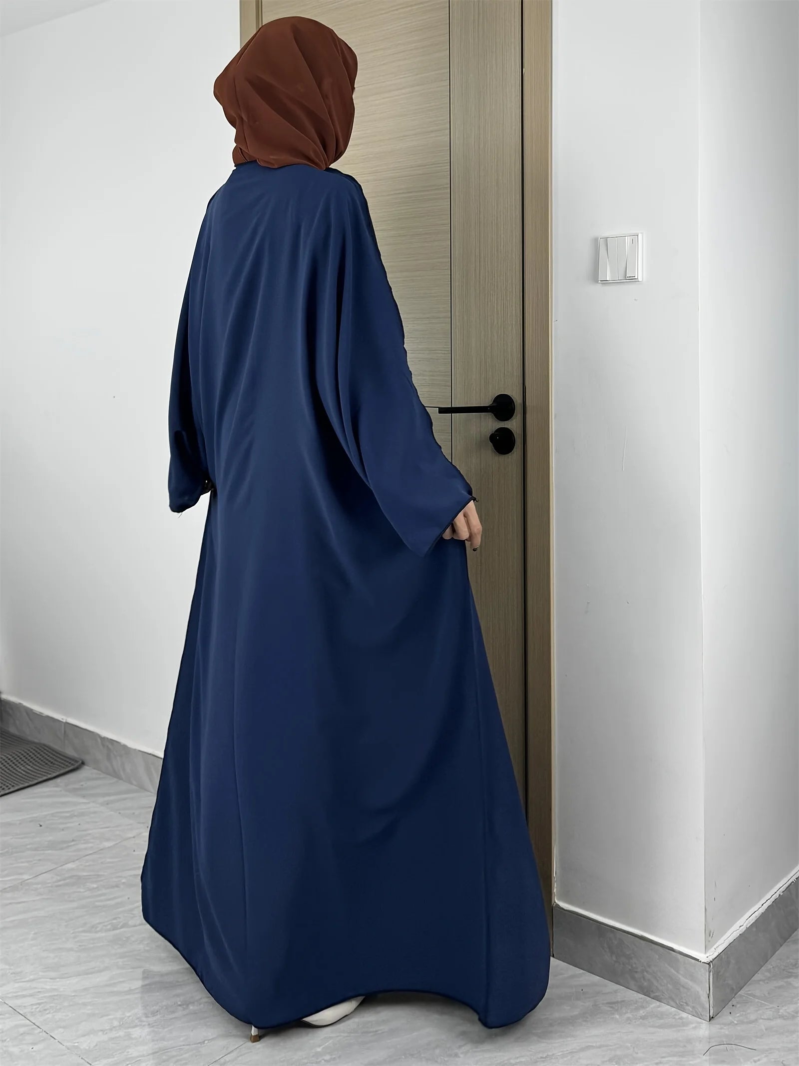 Solid Bisha Abaya - Soft Colors