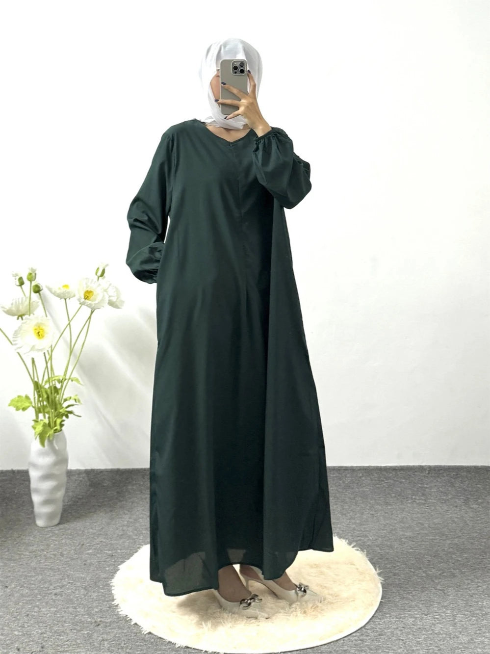 Elegant Colored Abayas - Full Sleeve