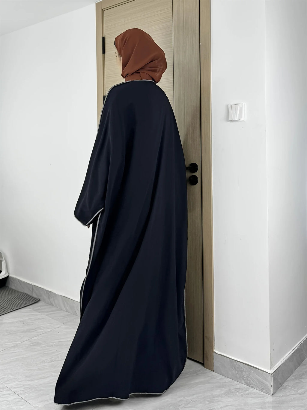 Solid Bisha Abaya - Soft Colors