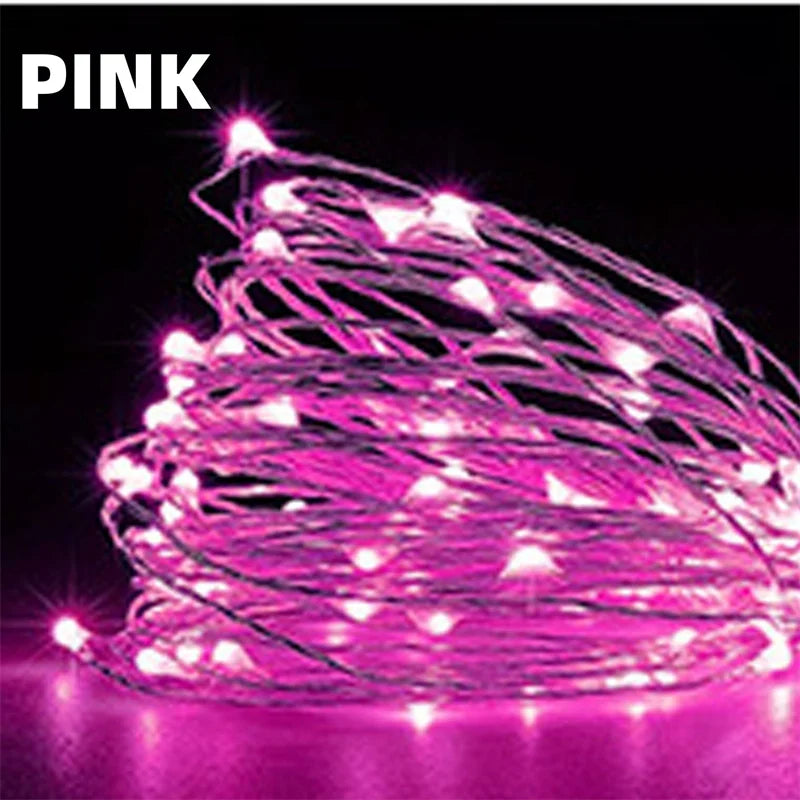 USB Led Fairy Lights Copper Wire String LED