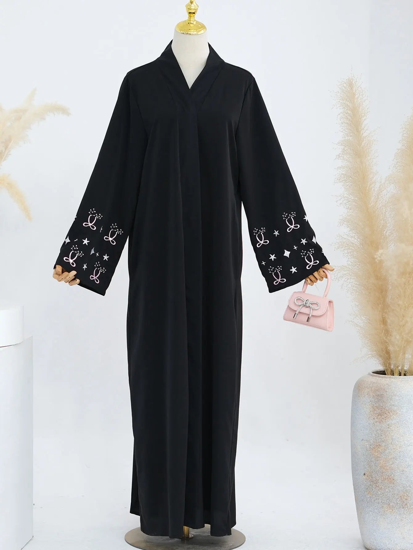 Embroidered Abaya Dress - Moroccan Jalabiya