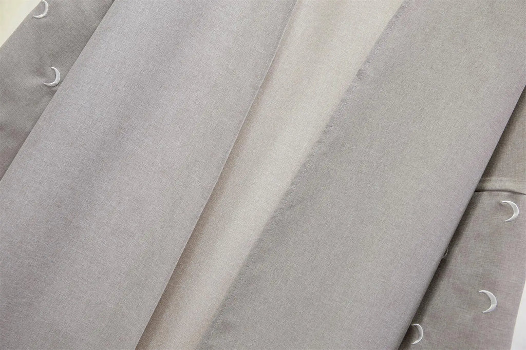 Elegant Moon Embroidery Abaya Cape with Beautiful Colors