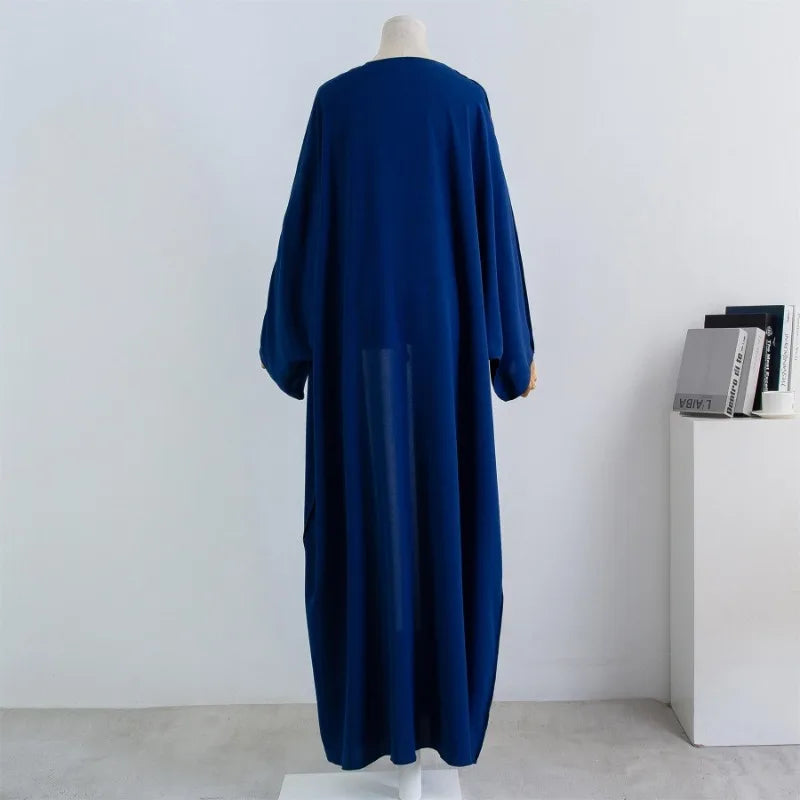 Abaya with Embroidered Sleeves