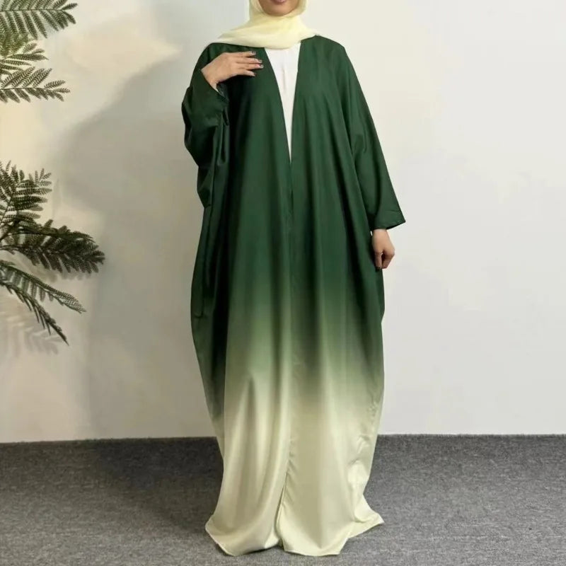 Two-Tone Abaya with Full Sleeves