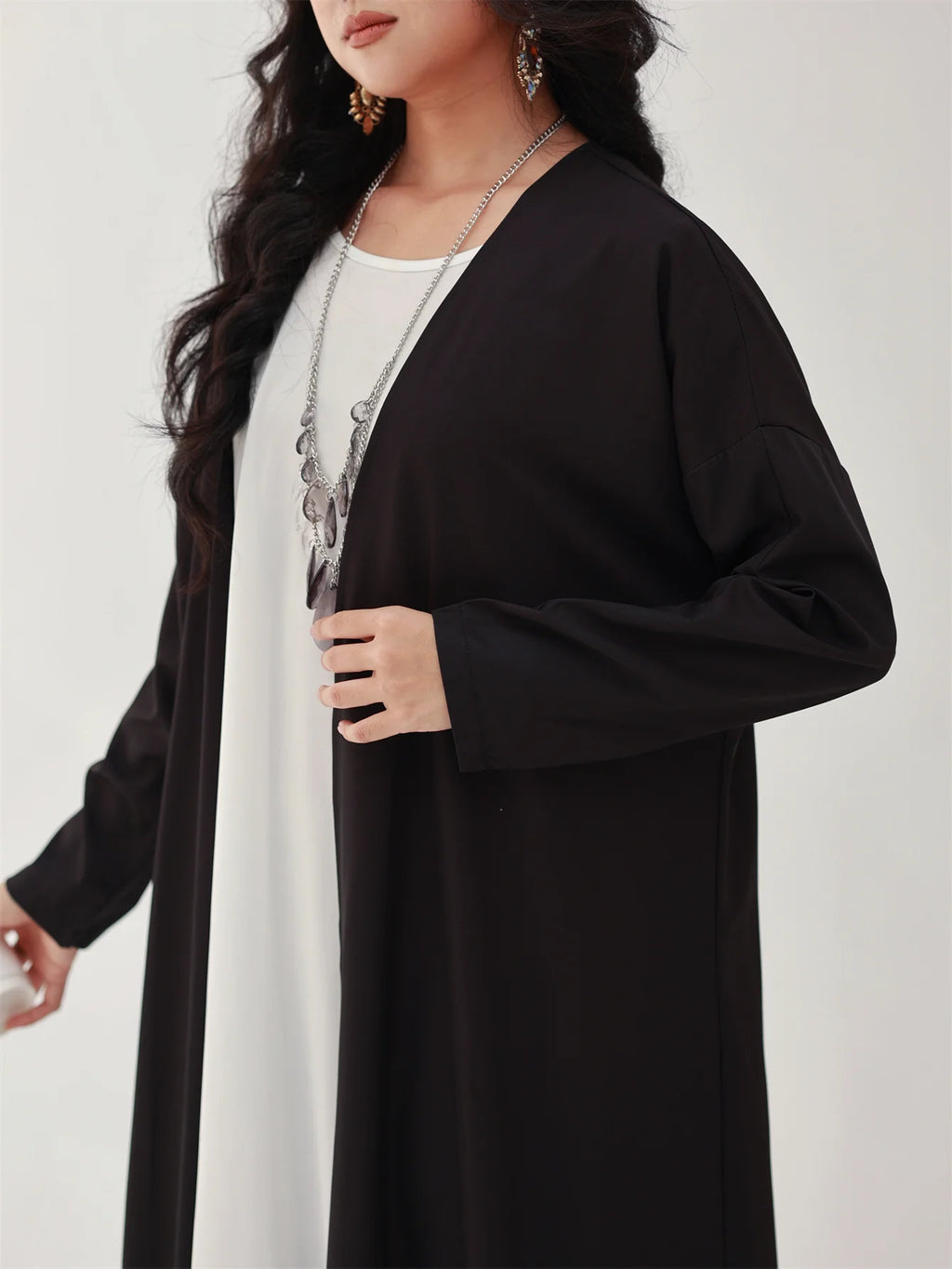 Printed Abaya with Full Sleeves