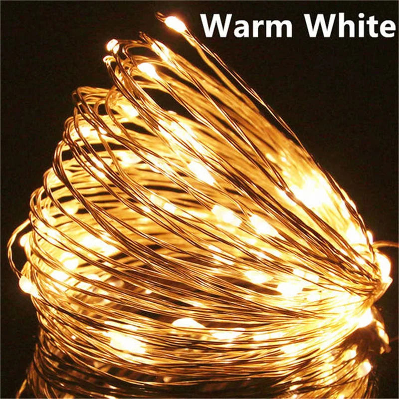 USB Led Fairy Lights Copper Wire String LED