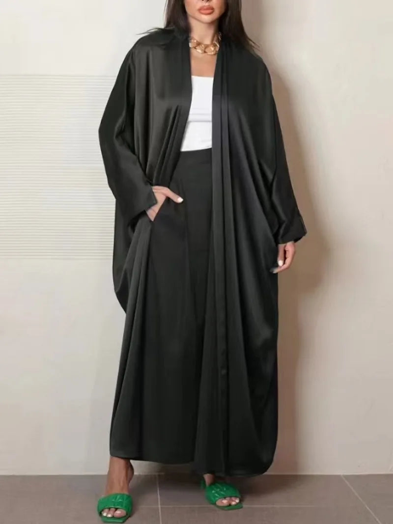 Al-Bisha Loose Sleeve Abaya - Beautiful Colors