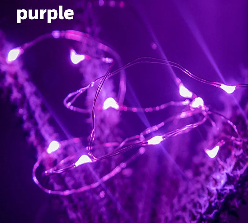 USB Led Fairy Lights Copper Wire String LED