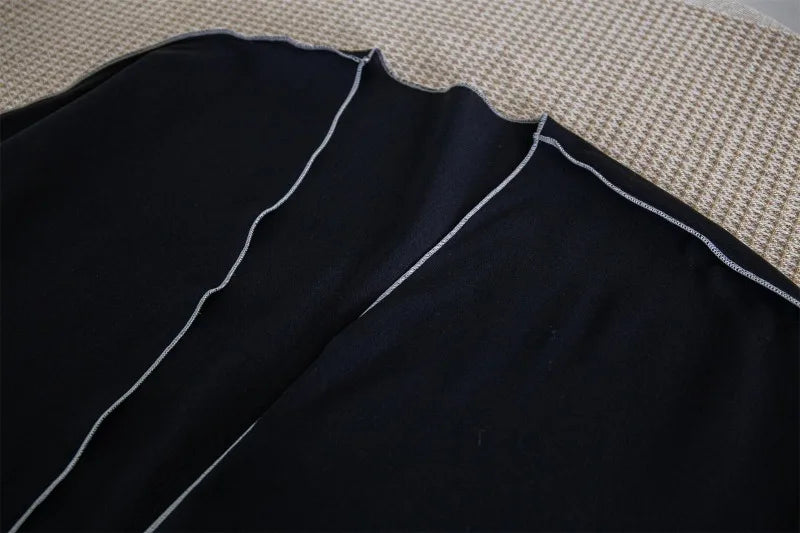 Abaya with Embroidered Sleeves