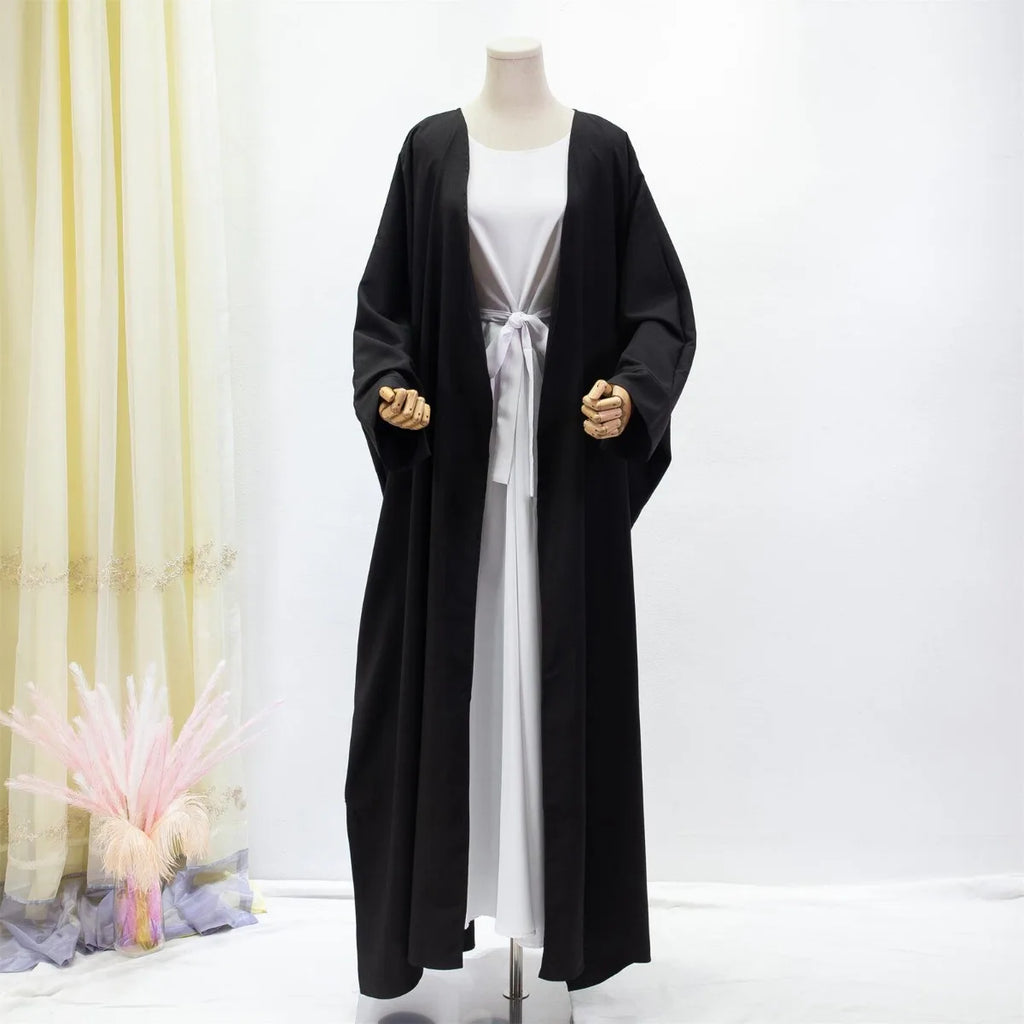 Solid Color Abaya with Full Sleeves