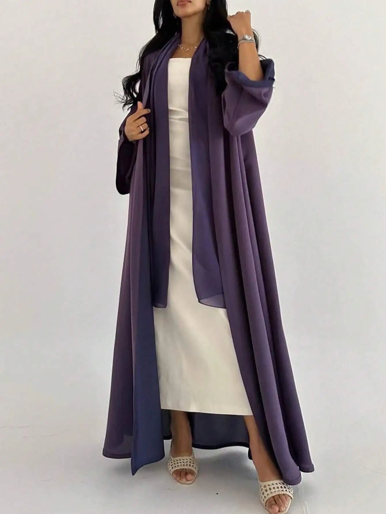 Reversible Loose Abaya - Full Sleeve Two-Sided Kaftan