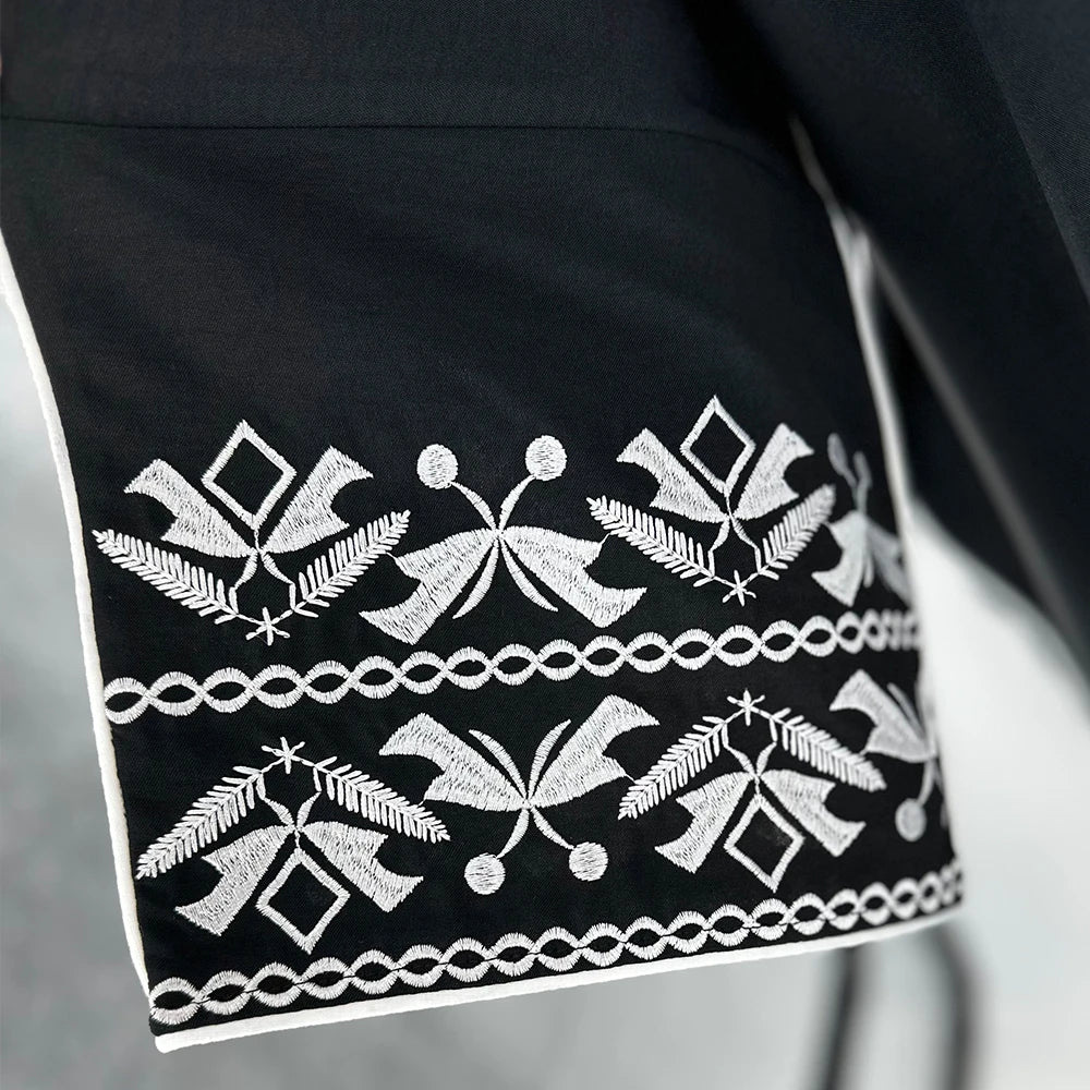 Embroidered Abaya Hijab Dress - Moroccan Caftan