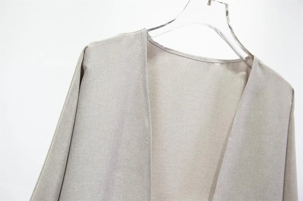 Elegant Moon Embroidery Abaya Cape with Beautiful Colors