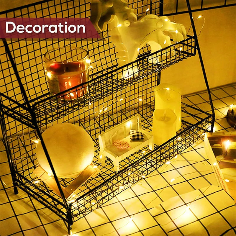 USB Led Fairy Lights Copper Wire String LED