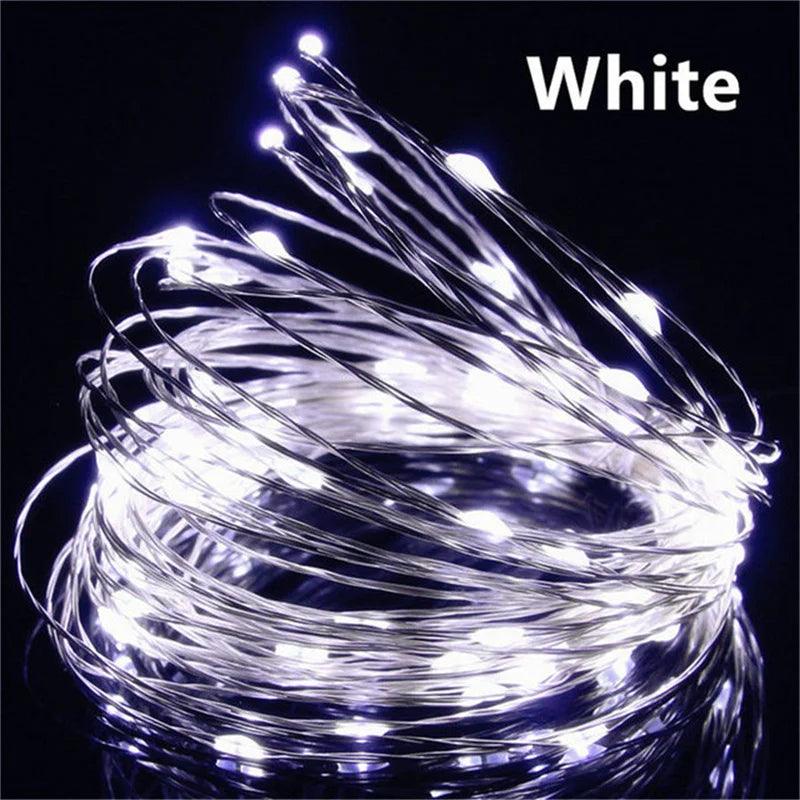 USB Led Fairy Lights Copper Wire String LED