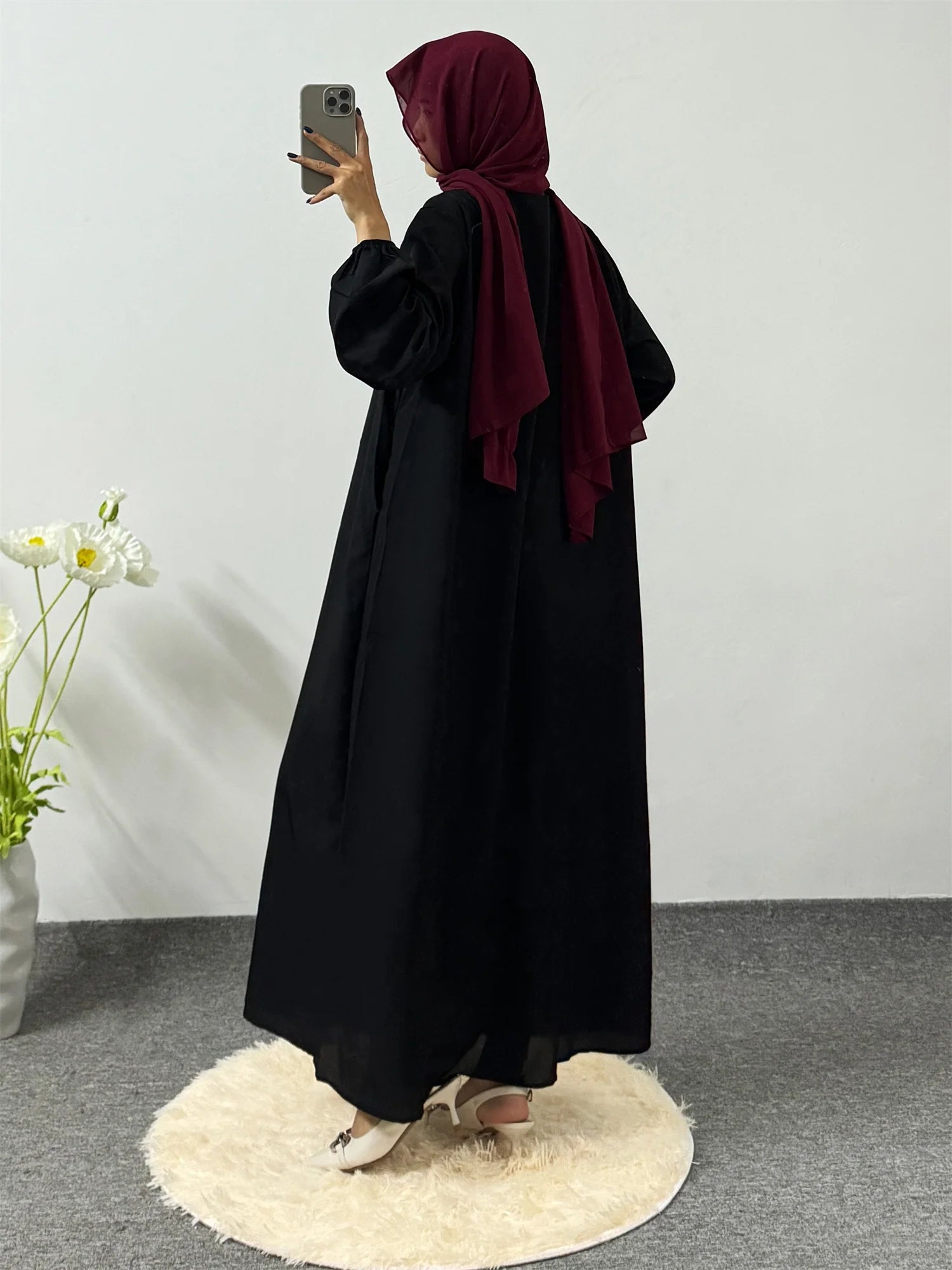 Elegant Colored Abayas - Full Sleeve