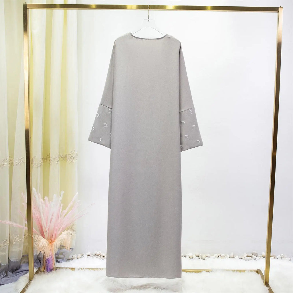 Elegant Moon Embroidery Abaya Cape with Beautiful Colors
